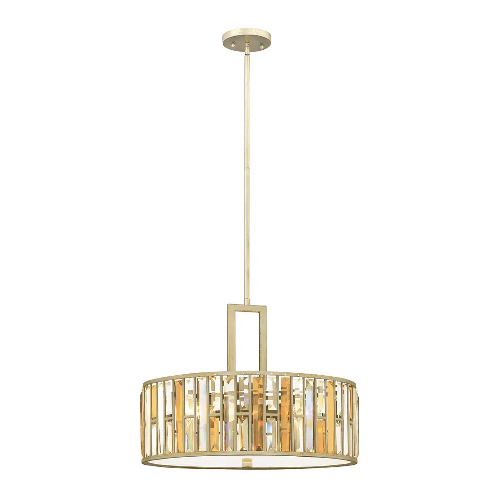 Suspension Gemma 3 lumières — Suspensions Hinkley · Elstead