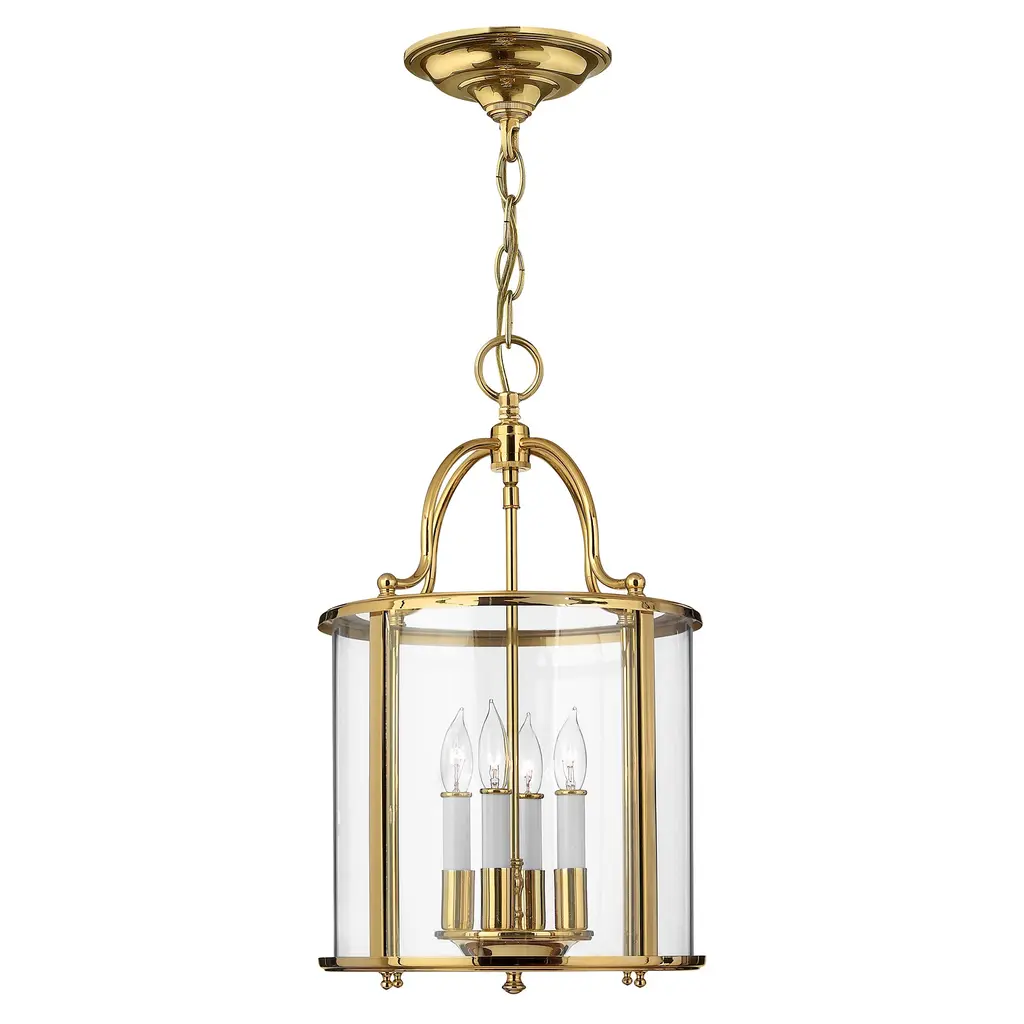 Suspension Gentry 4 lumières — Suspensions Hinkley · Elstead