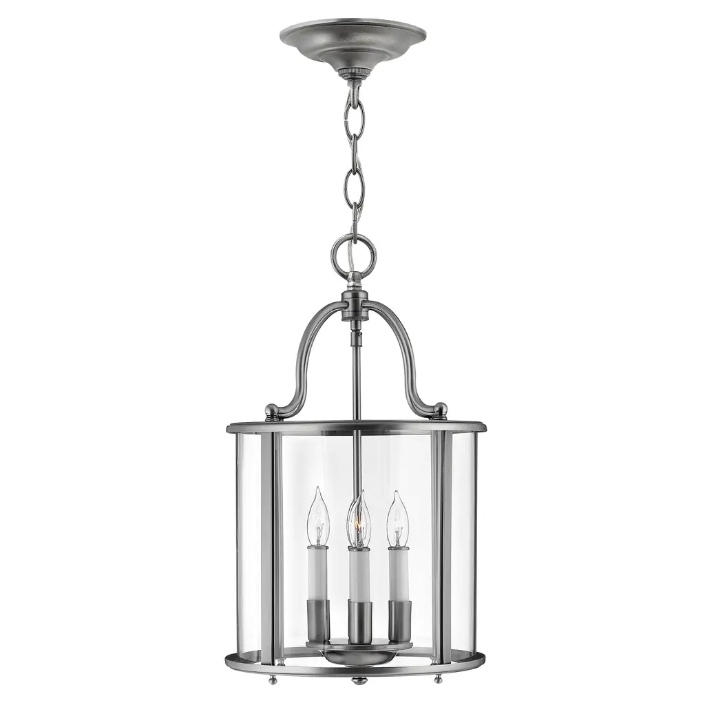Suspension Gentry 4 lumières — Suspensions Hinkley · Elstead