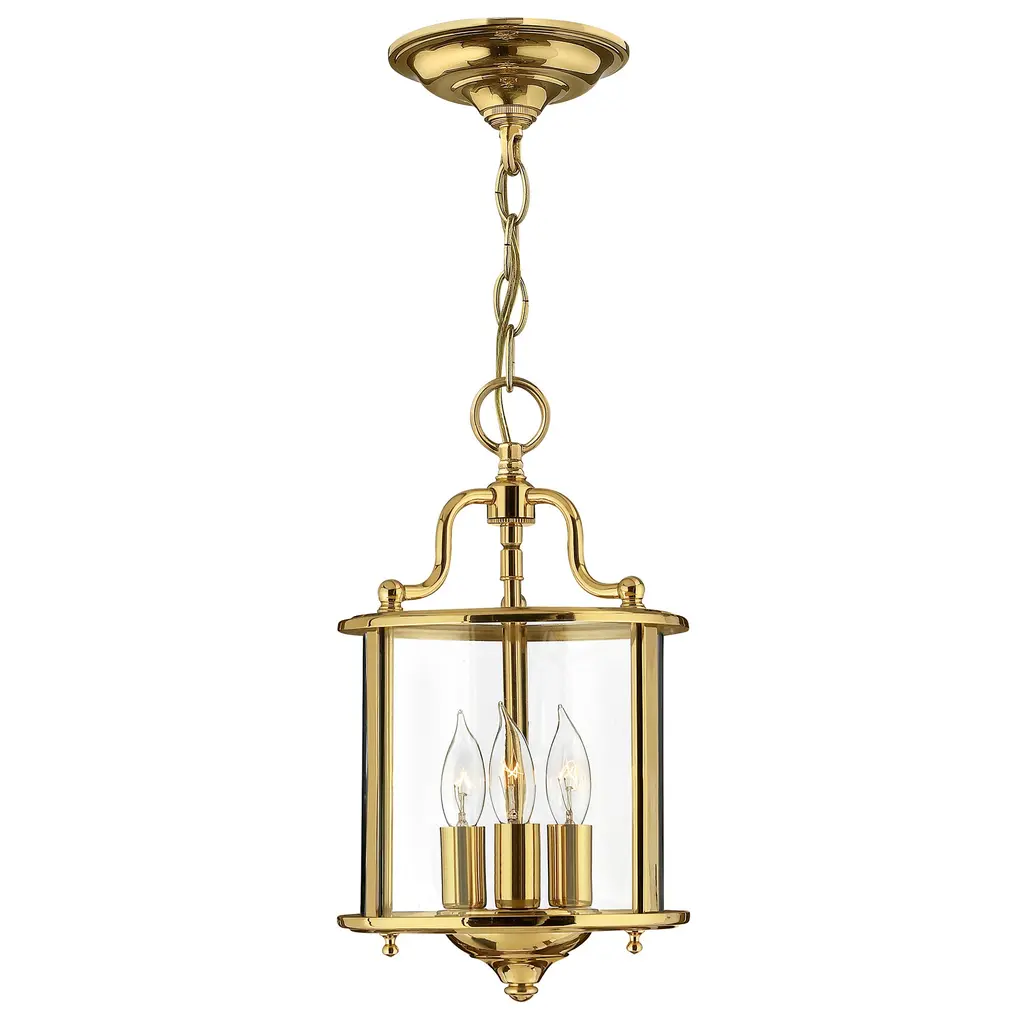 Suspension Gentry 3 lumières — Suspensions Hinkley · Elstead