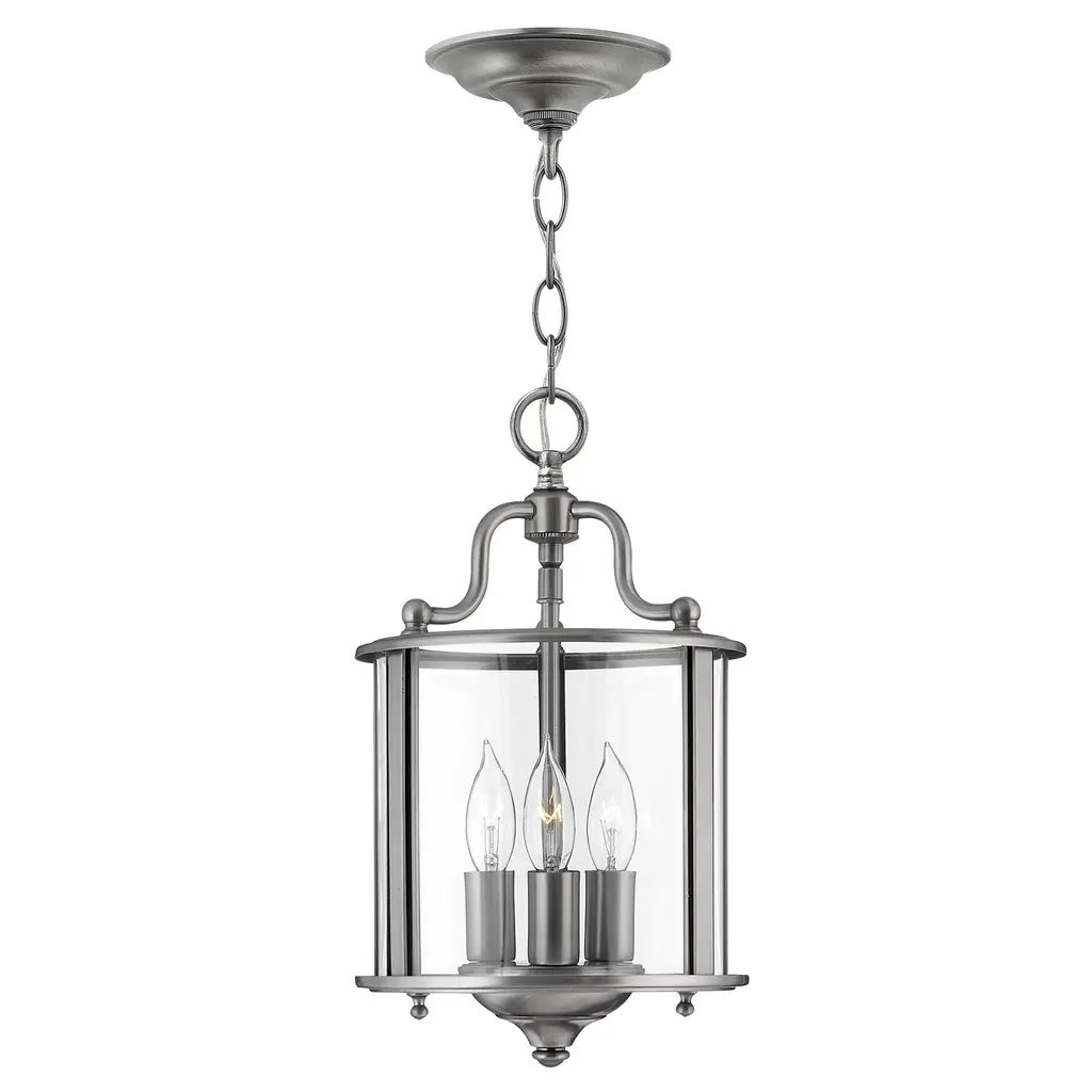 Suspension Gentry 3 lumières — Suspensions Hinkley · Elstead