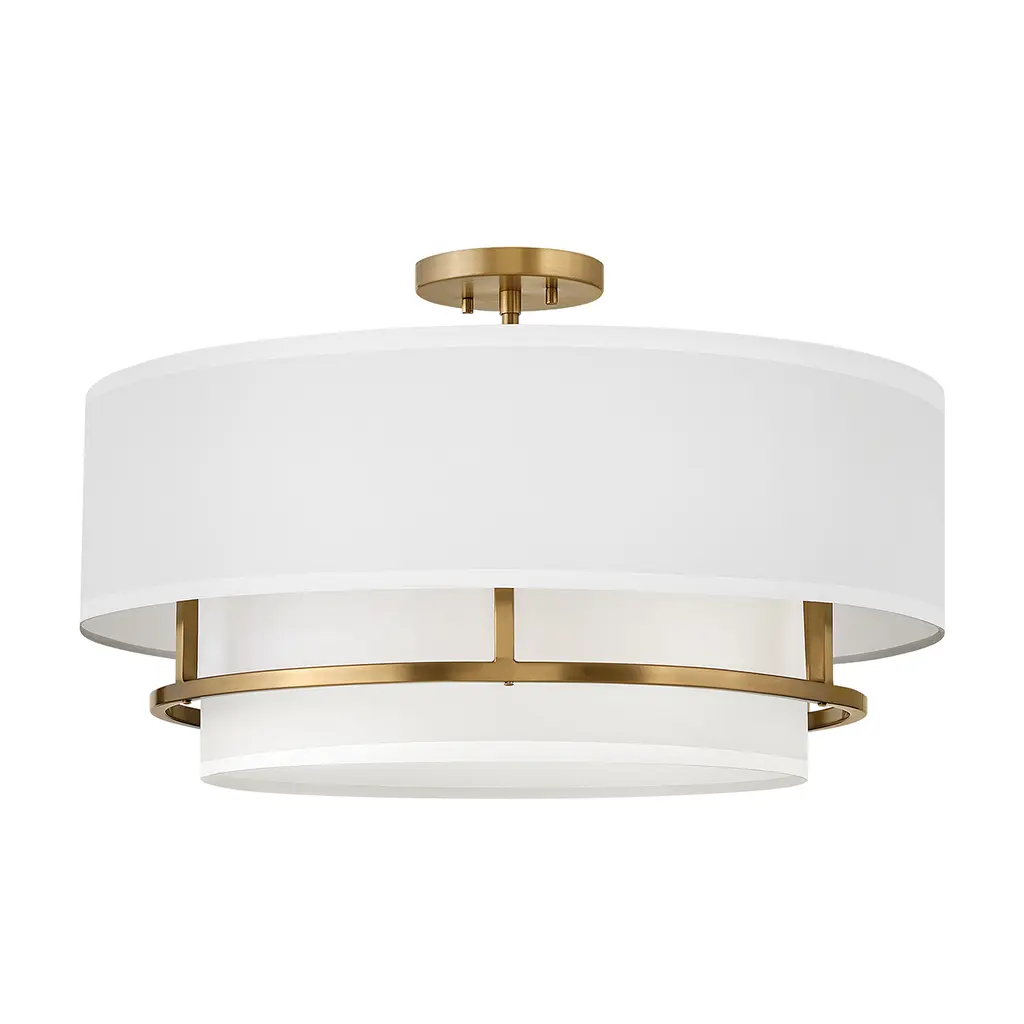 Suspension Graham 4 lumières — Suspensions Hinkley · Elstead