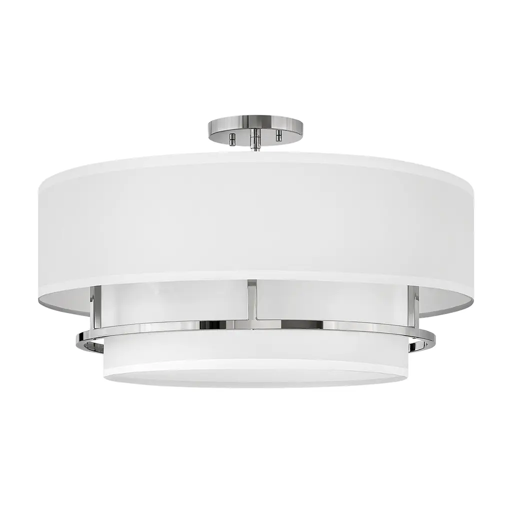 Suspension Graham 4 lumières — Suspensions Hinkley · Elstead