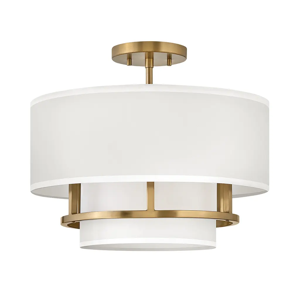 Suspension Graham 3 lumières — Suspensions Hinkley · Elstead