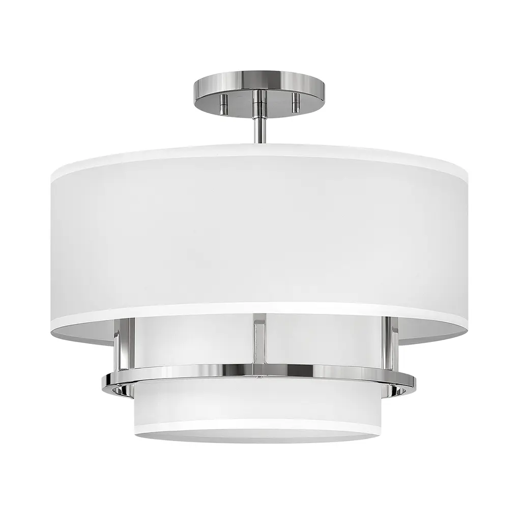 Suspension Graham 3 lumières — Suspensions Hinkley · Elstead