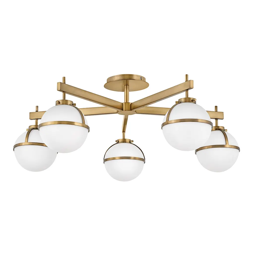 Plafonnier Hollis 5 lumières — Plafonniers Hinkley · Elstead