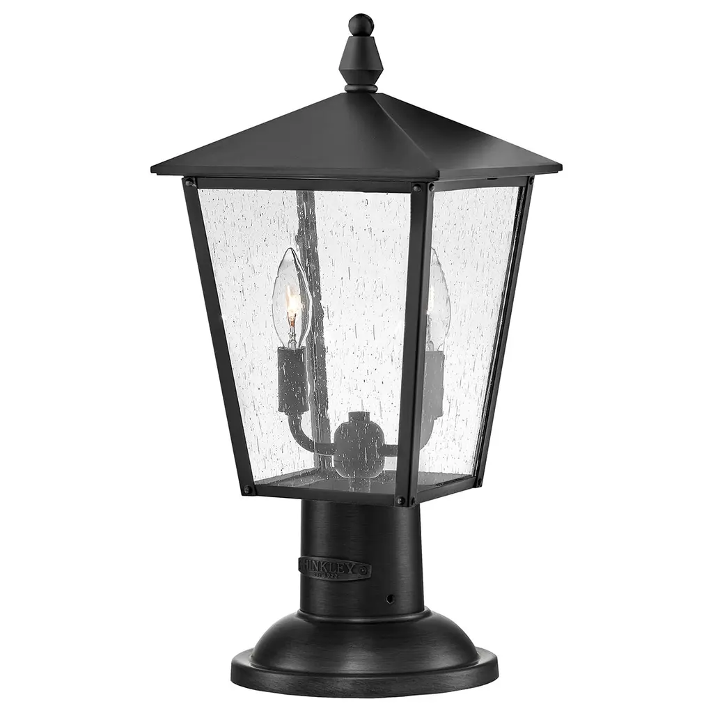 Borne lumineuse Huntersfield 2 lumières — Bornes lumineuses Hinkley · Elstead