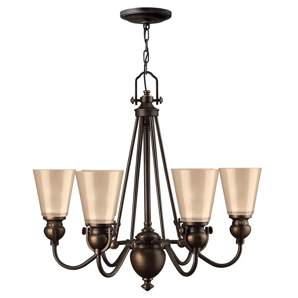 Lustre Mayflower 6 lumières — Lustres Hinkley · Elstead