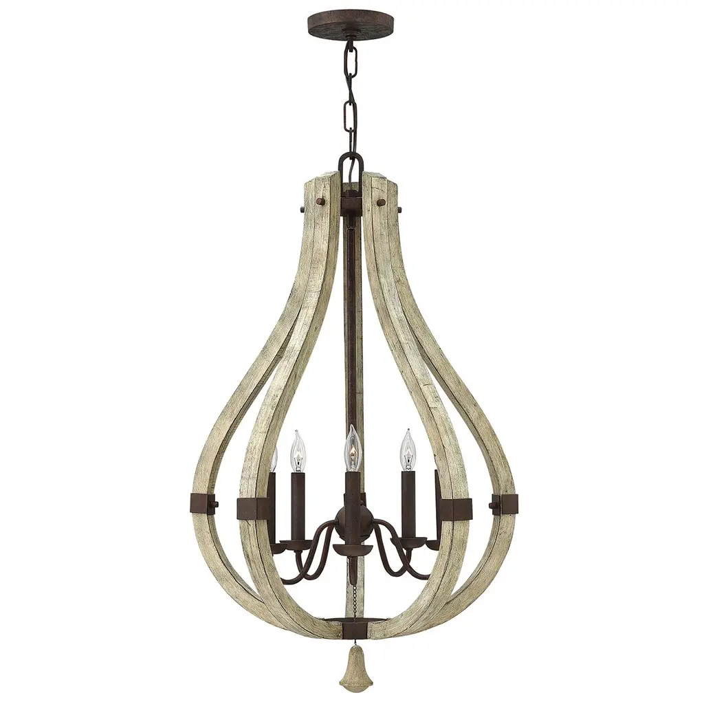 Lustre Middlefield 5 lumières — Lustres Hinkley · Elstead