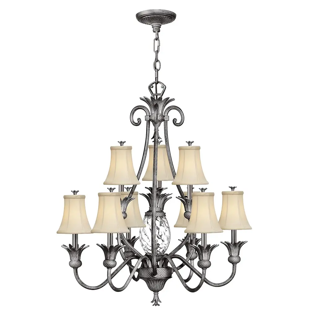 Lustre Plantation 10 lumières — Lustres Hinkley · Elstead
