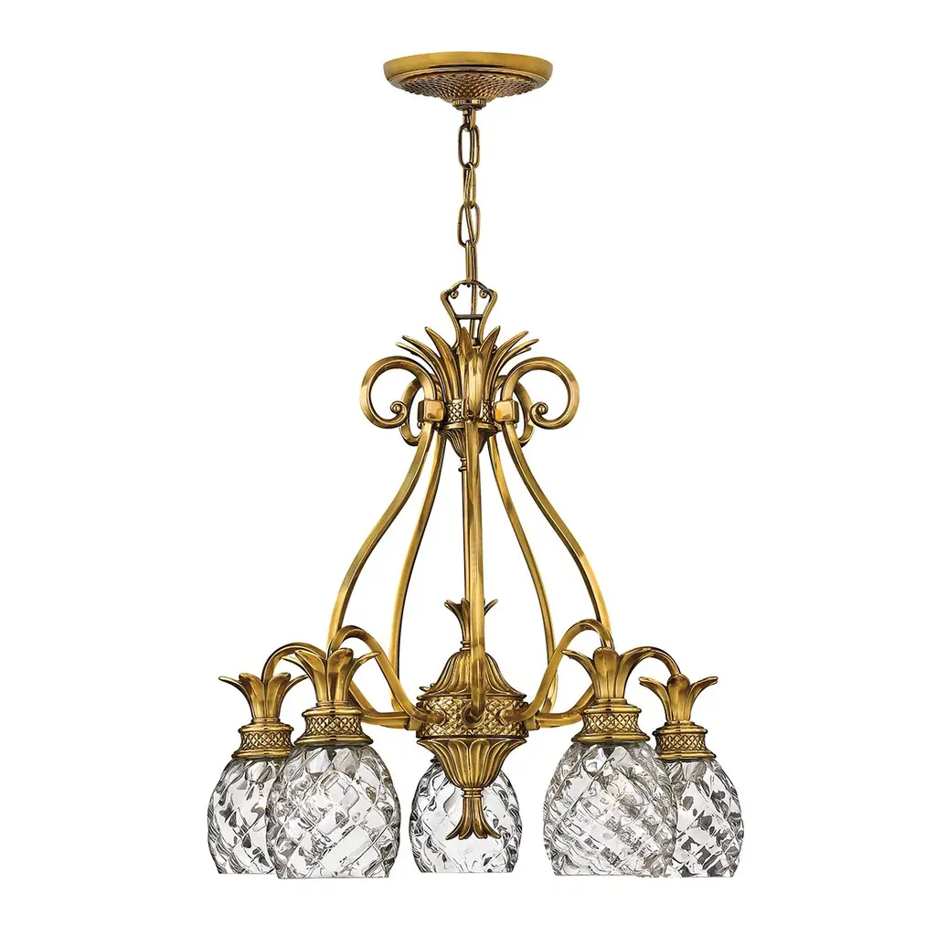 Lustre Plantation 5 lumières — Lustres Hinkley · Elstead