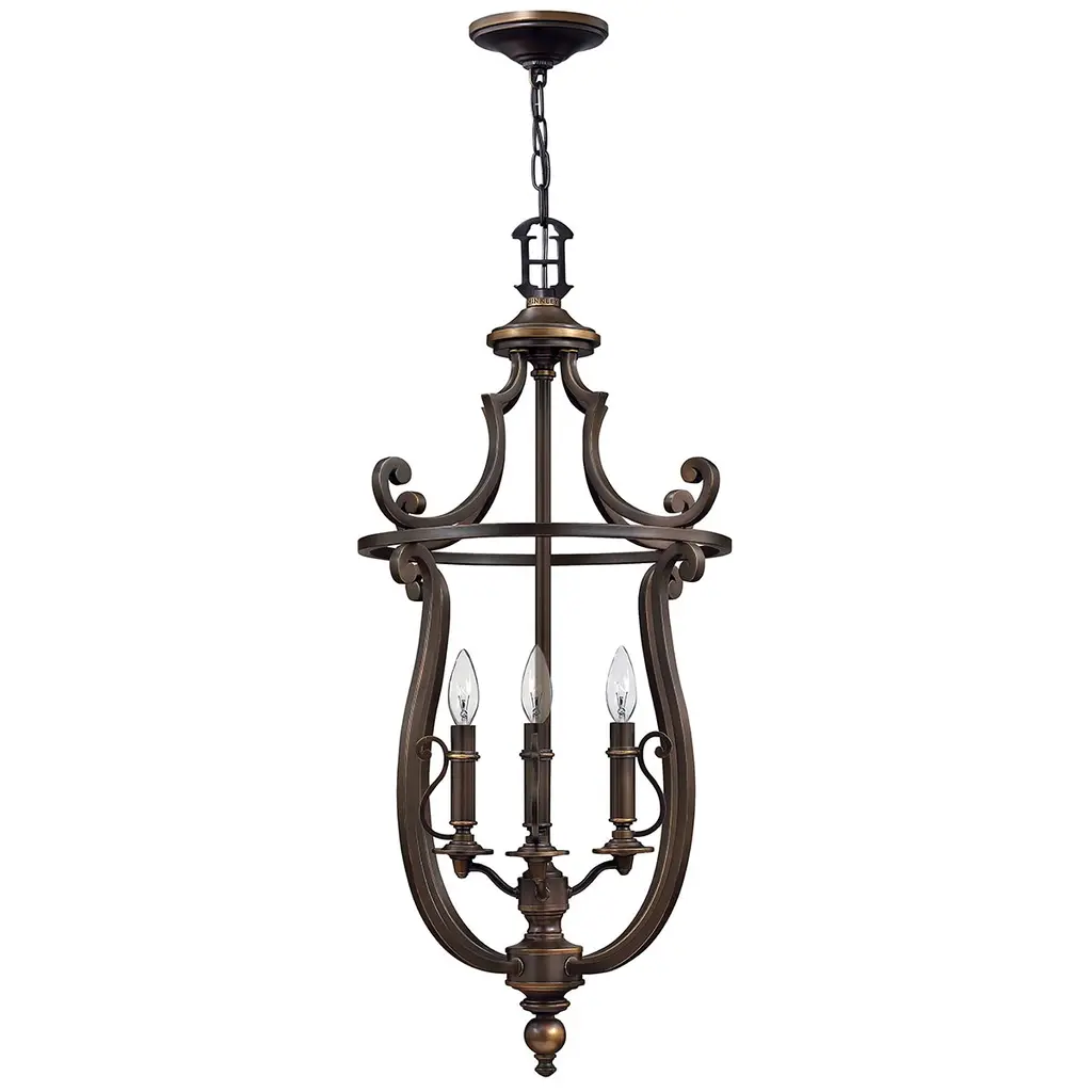 Lustre Plymouth 4 lumières — Lustres Hinkley · Elstead