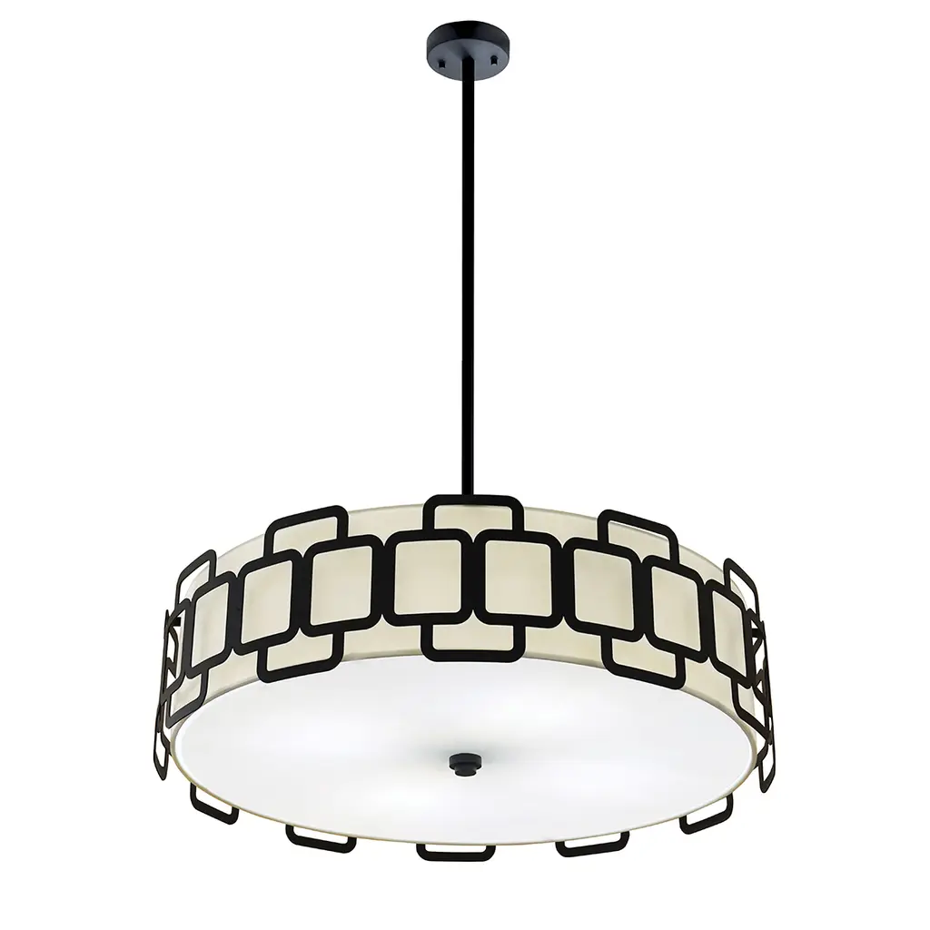 Suspension Sabina 4 lumières — Suspensions Hinkley · Elstead