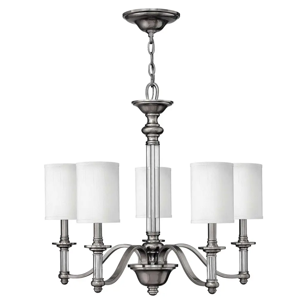 Lustre Sussex 5 lumières — Lustres Hinkley · Elstead