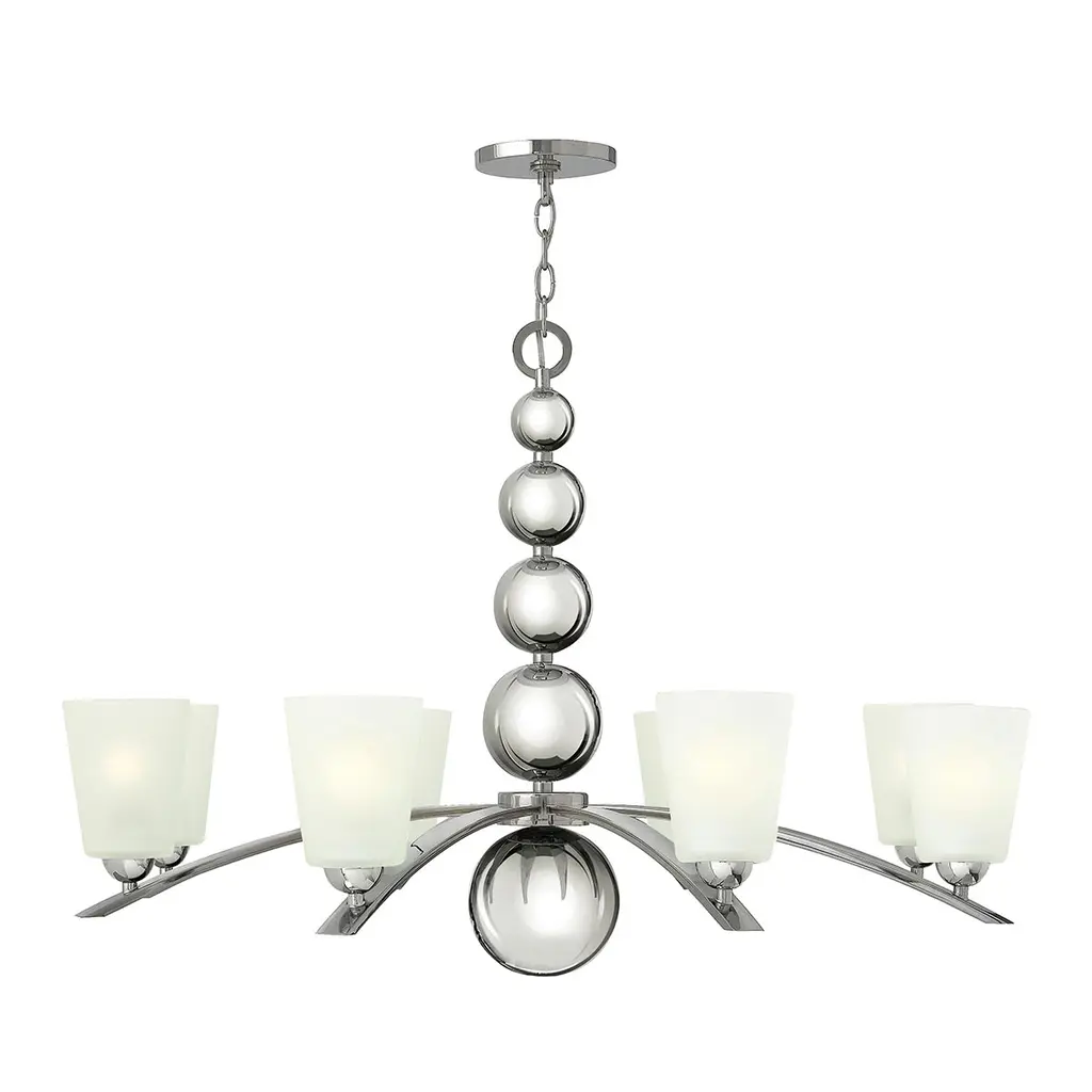 Lustre Zelda 8 lumières — Lustres Hinkley · Elstead