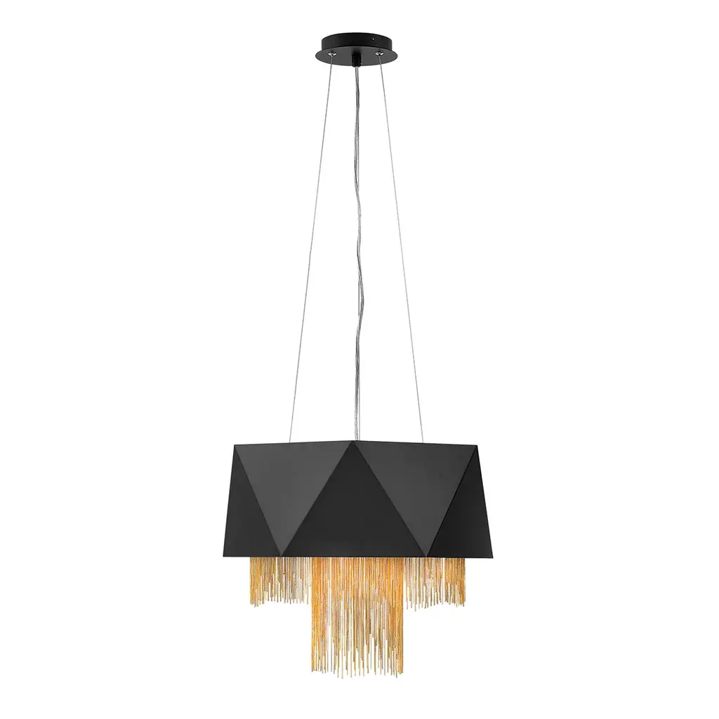 Suspension Zuma 6 lumières — Suspensions Hinkley · Elstead