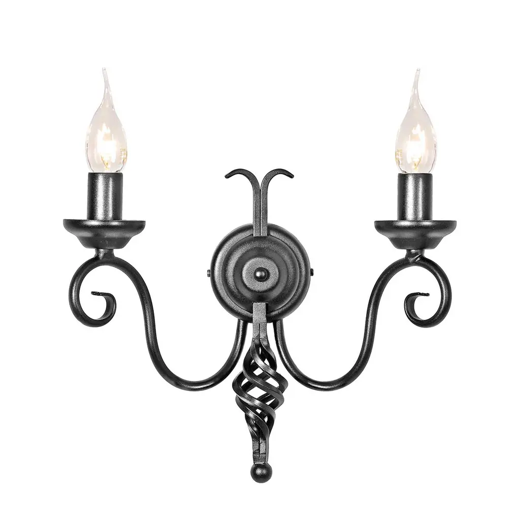 Applique Harlech 2 lumières — Appliques murales Elstead Lighting