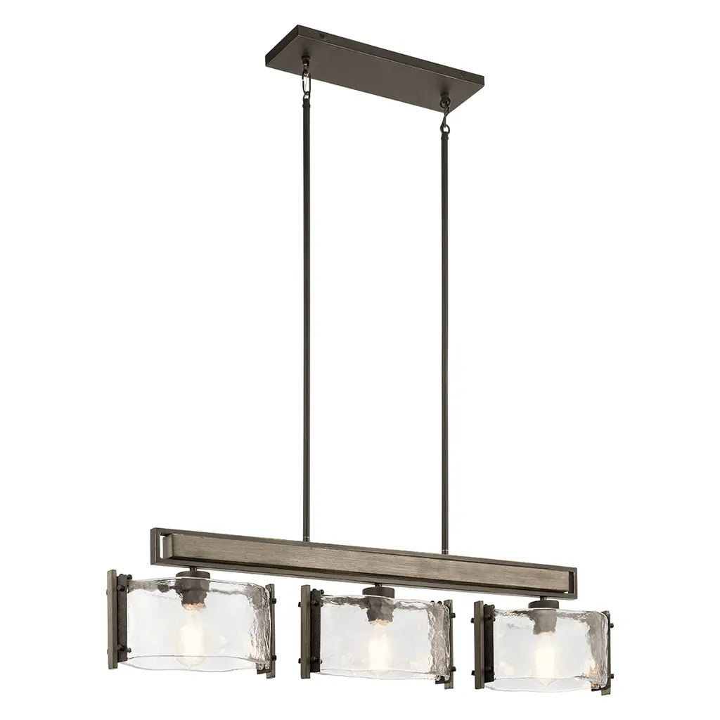 Suspension Aberdeen 3 lumières — Suspensions Kichler · Elstead