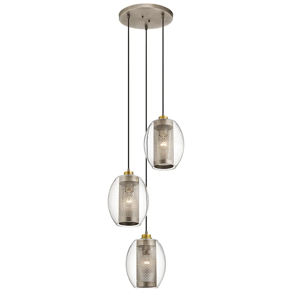 Suspension Asher II 3 lumières — Suspensions Kichler · Elstead