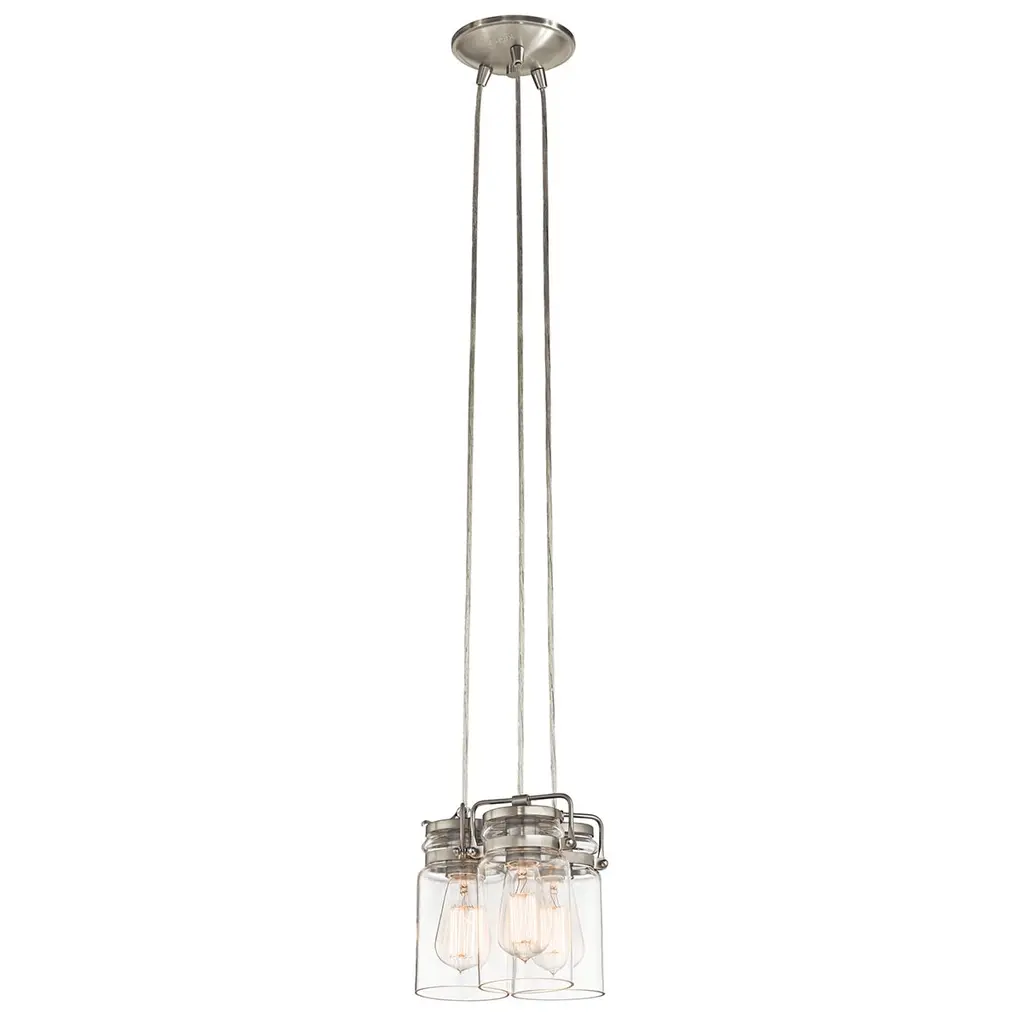 Suspension Brinley 3 lumières — Suspensions Kichler · Elstead