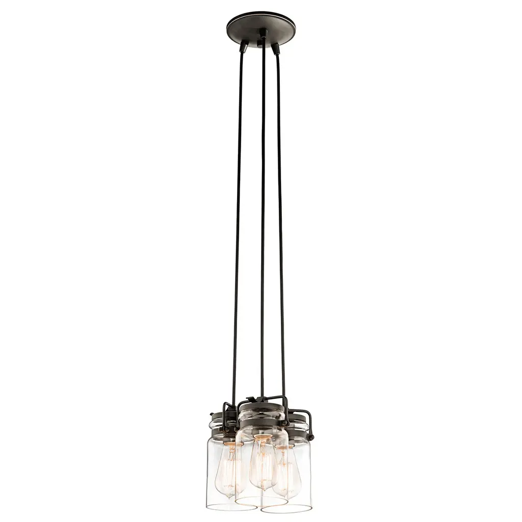Suspension Brinley 3 lumières — Suspensions Kichler · Elstead