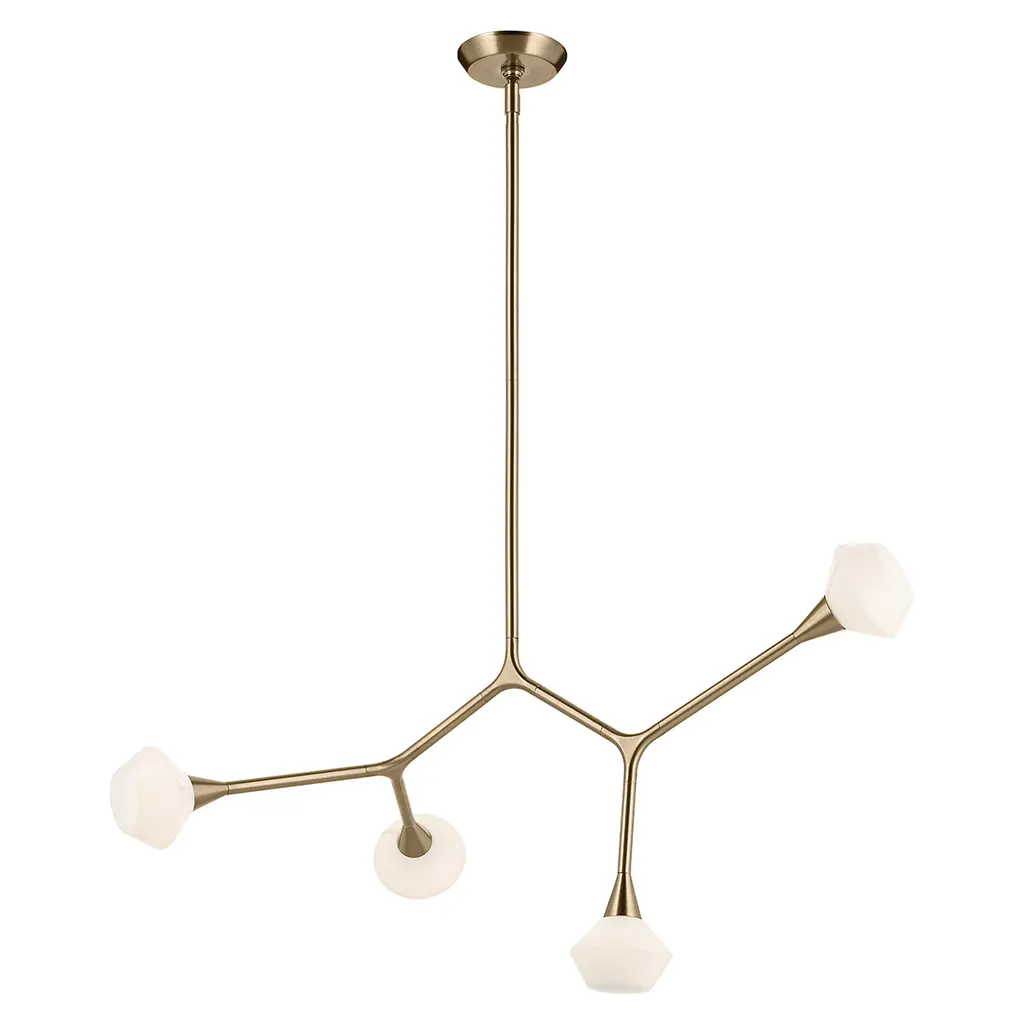 Suspension Cassius 4 lumières — Suspensions Kichler · Elstead