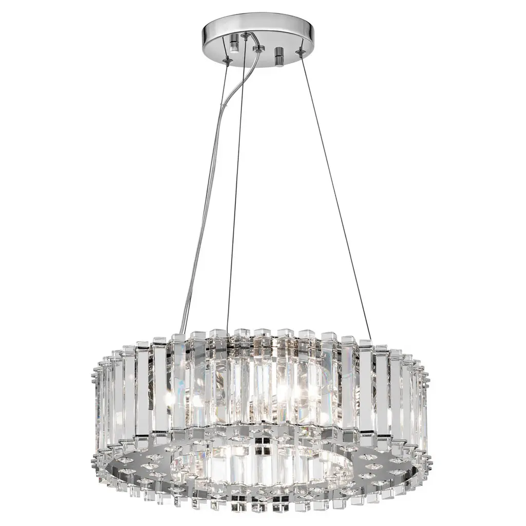 Suspension Crystal Skye 6 lumières — Suspensions Kichler · Elstead