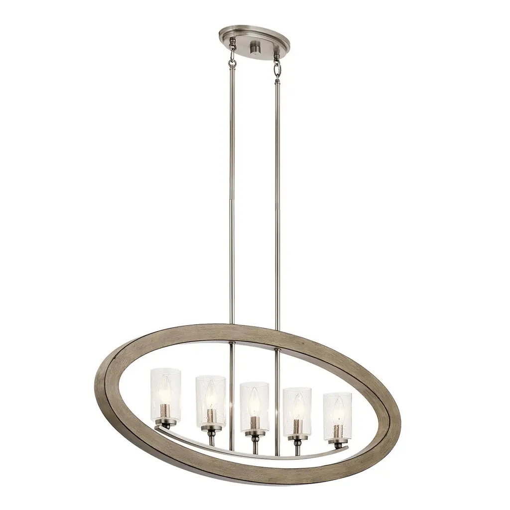 Lustre Grand Bank 5 lumières — Lustres Kichler · Elstead