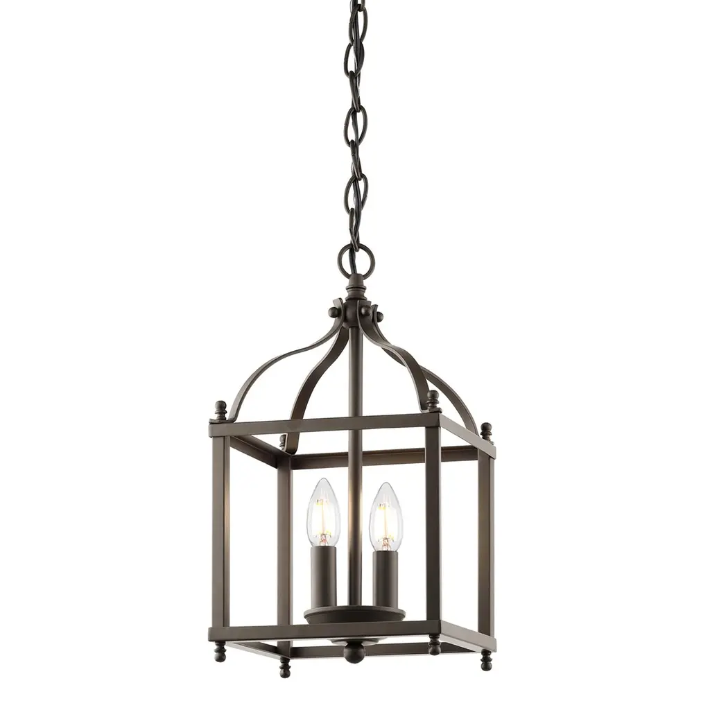Suspension Larkin 2 lumières — Suspensions Kichler · Elstead