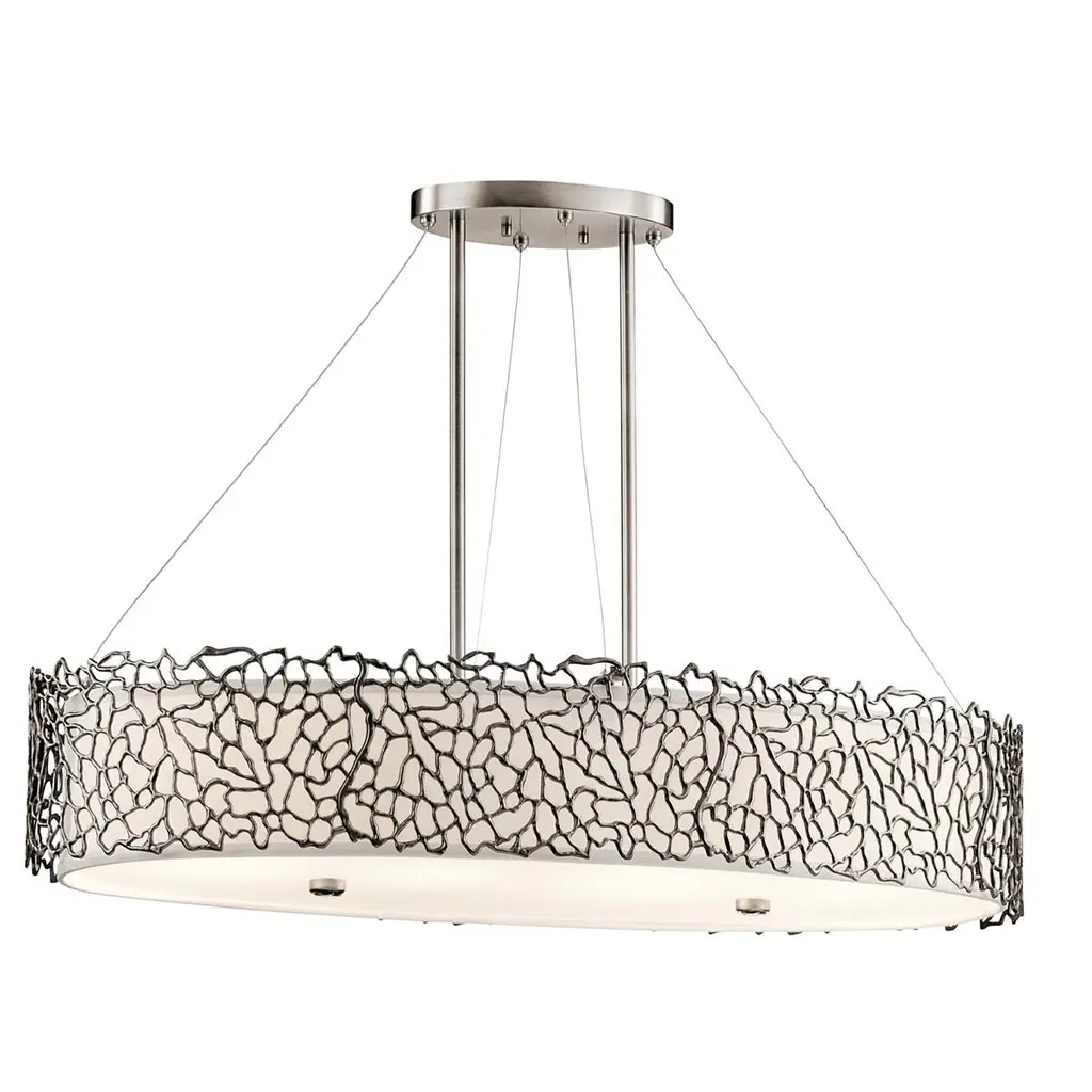 Lustre Silver Coral 4 lumières — Lustres Kichler · Elstead