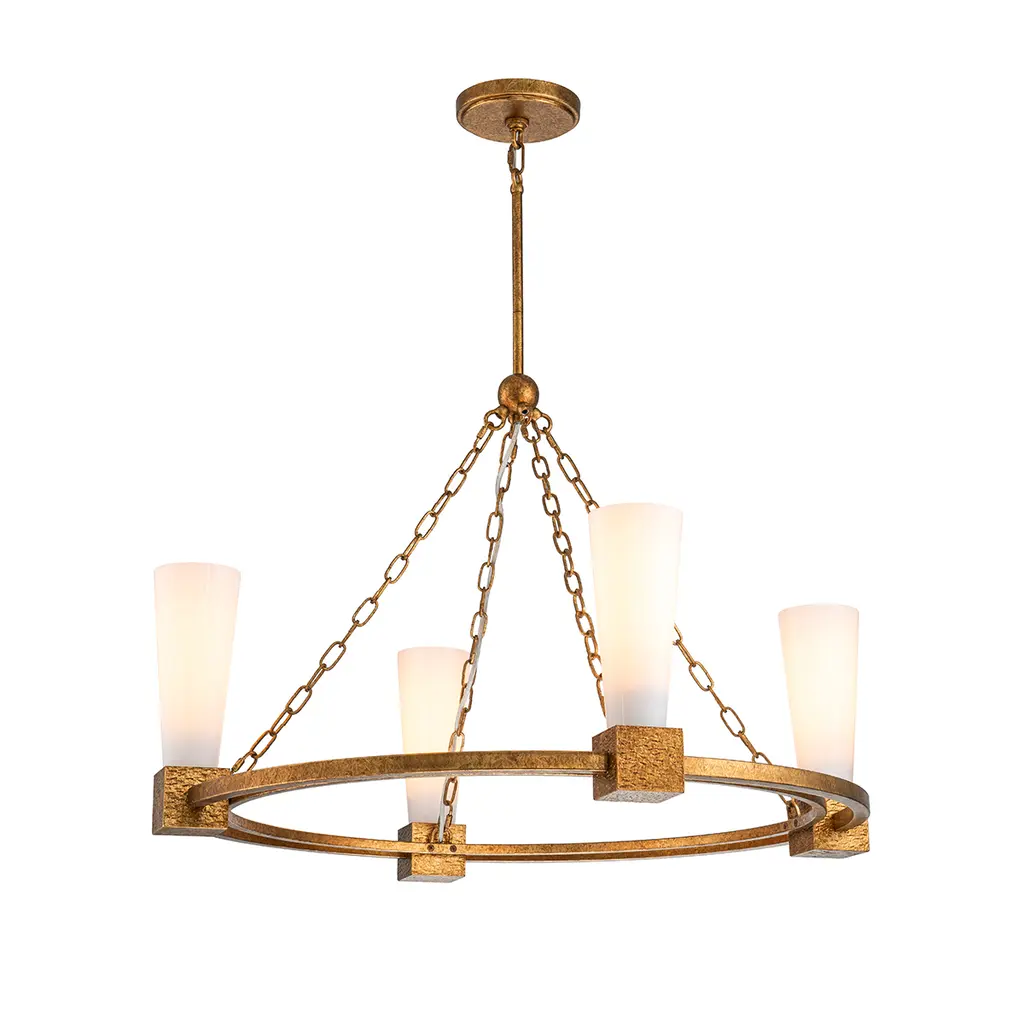 Lustre Kristy 4 lumières — Lustres Elstead Lighting