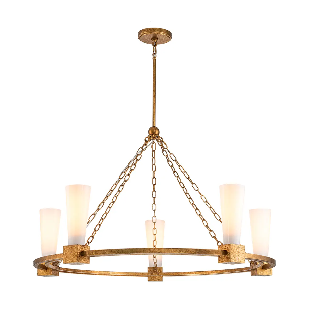 Lustre Kristy 5 lumières — Lustres Elstead Lighting