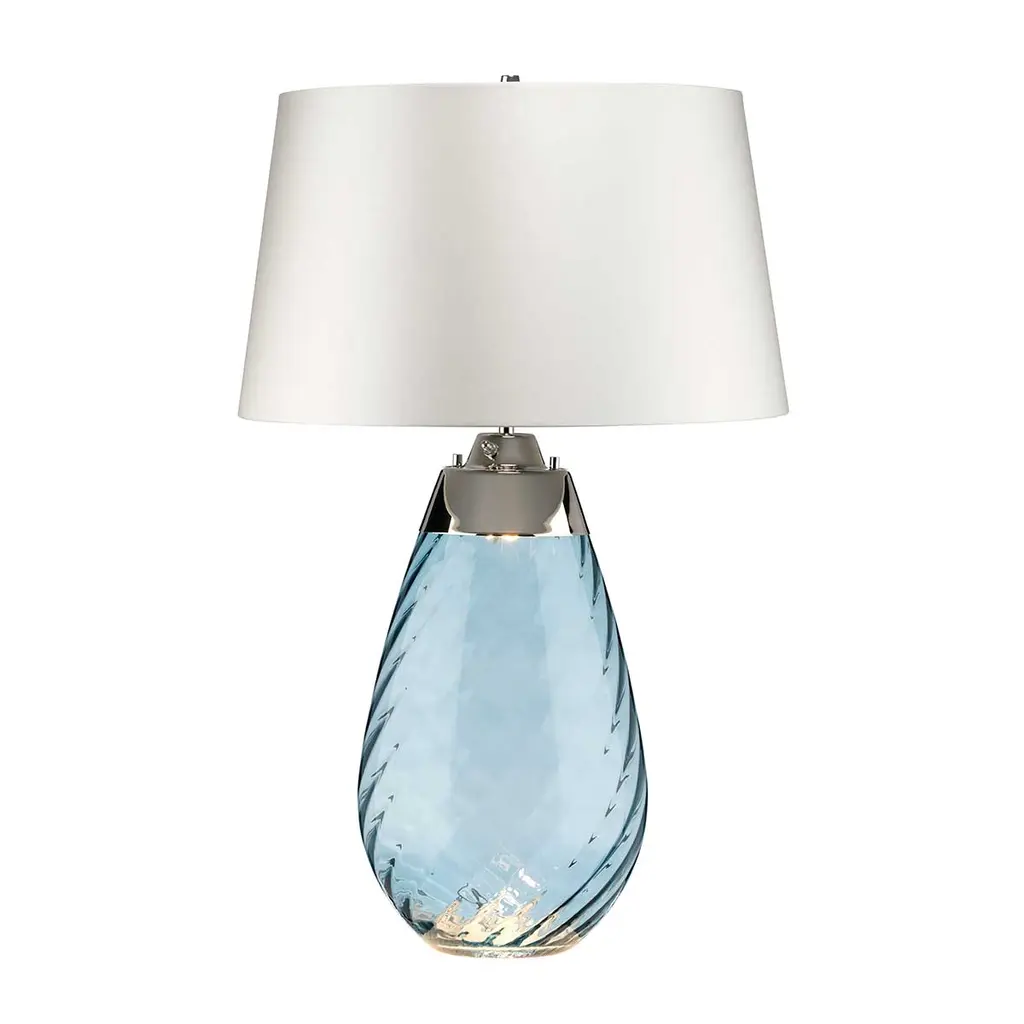 Lampe à poser Lena - Blue — Lampes à poser Elstead Lighting