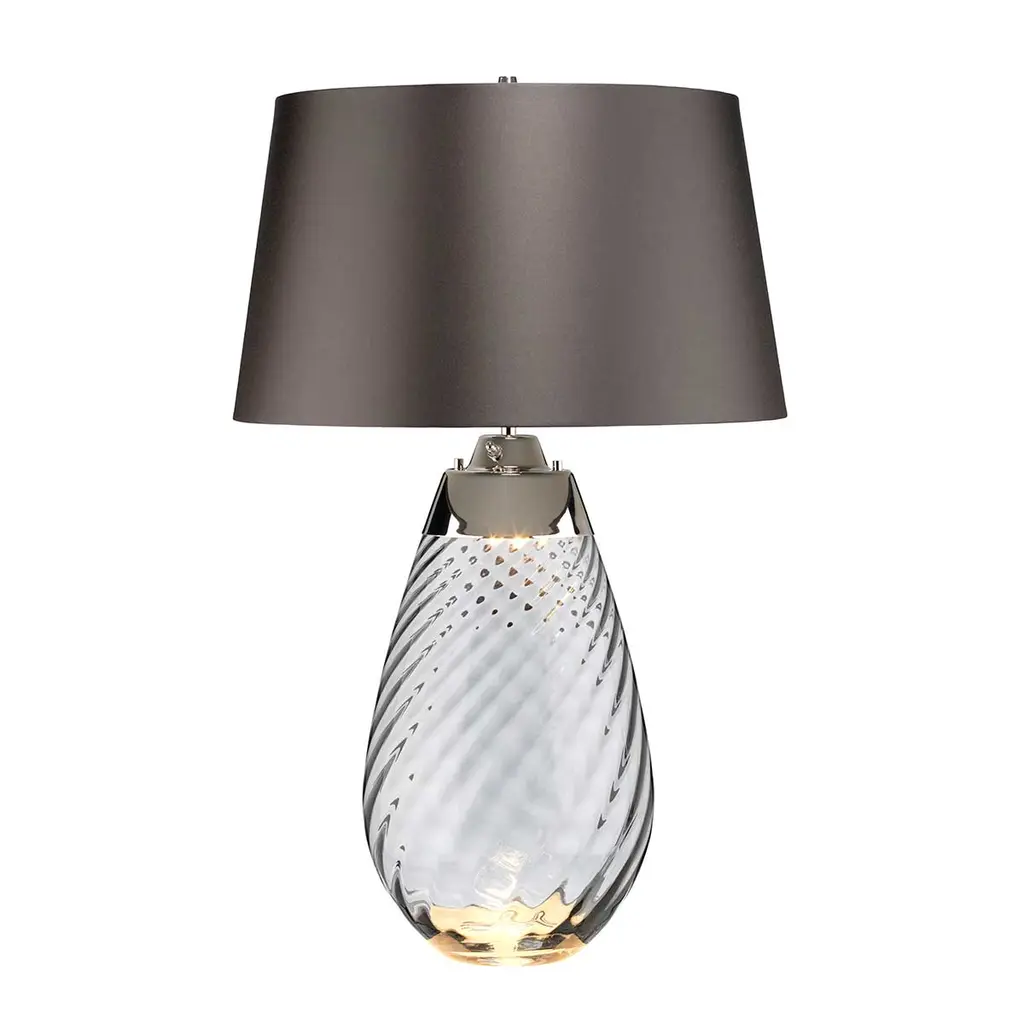 Lampe à poser Lena - Smoke — Lampes à poser Elstead Lighting