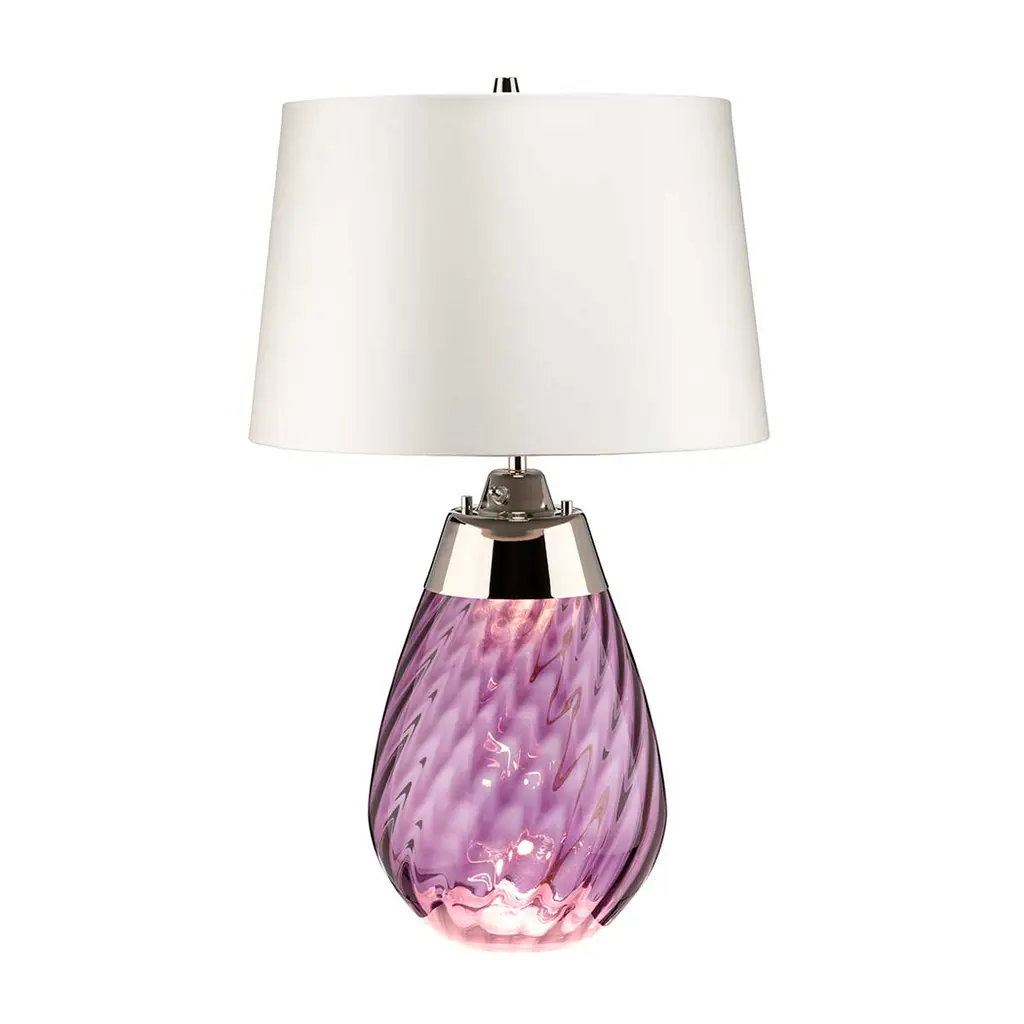 Lampe à poser Lena - Plum — Lampes à poser Elstead Lighting