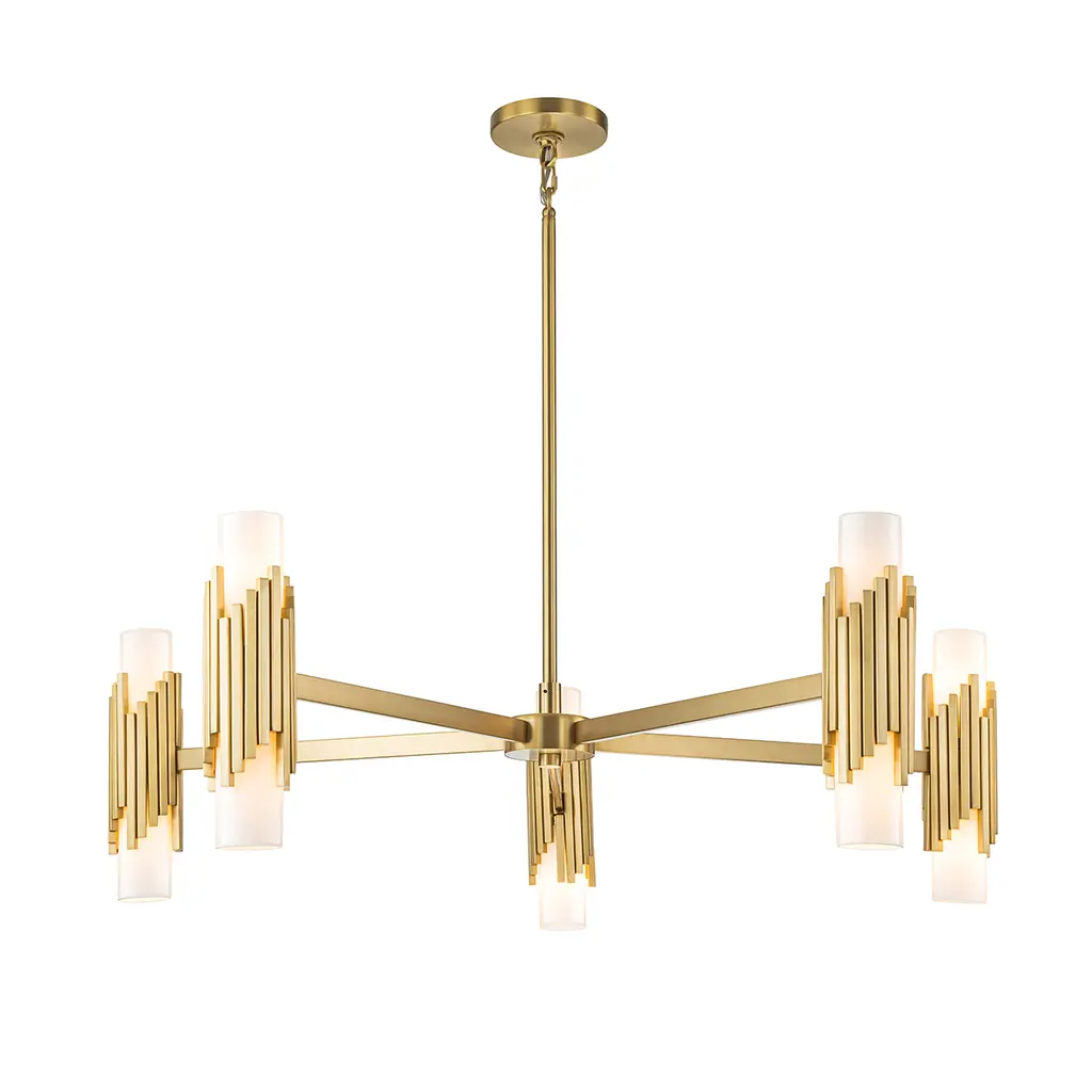 Suspension Marvele 10 lumières — Suspensions Elstead Lighting