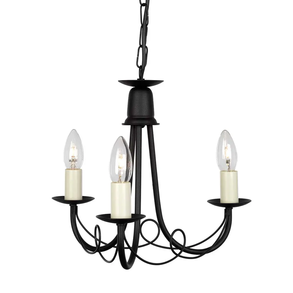 Lustre Minster 3 lumières — Lustres Elstead Lighting