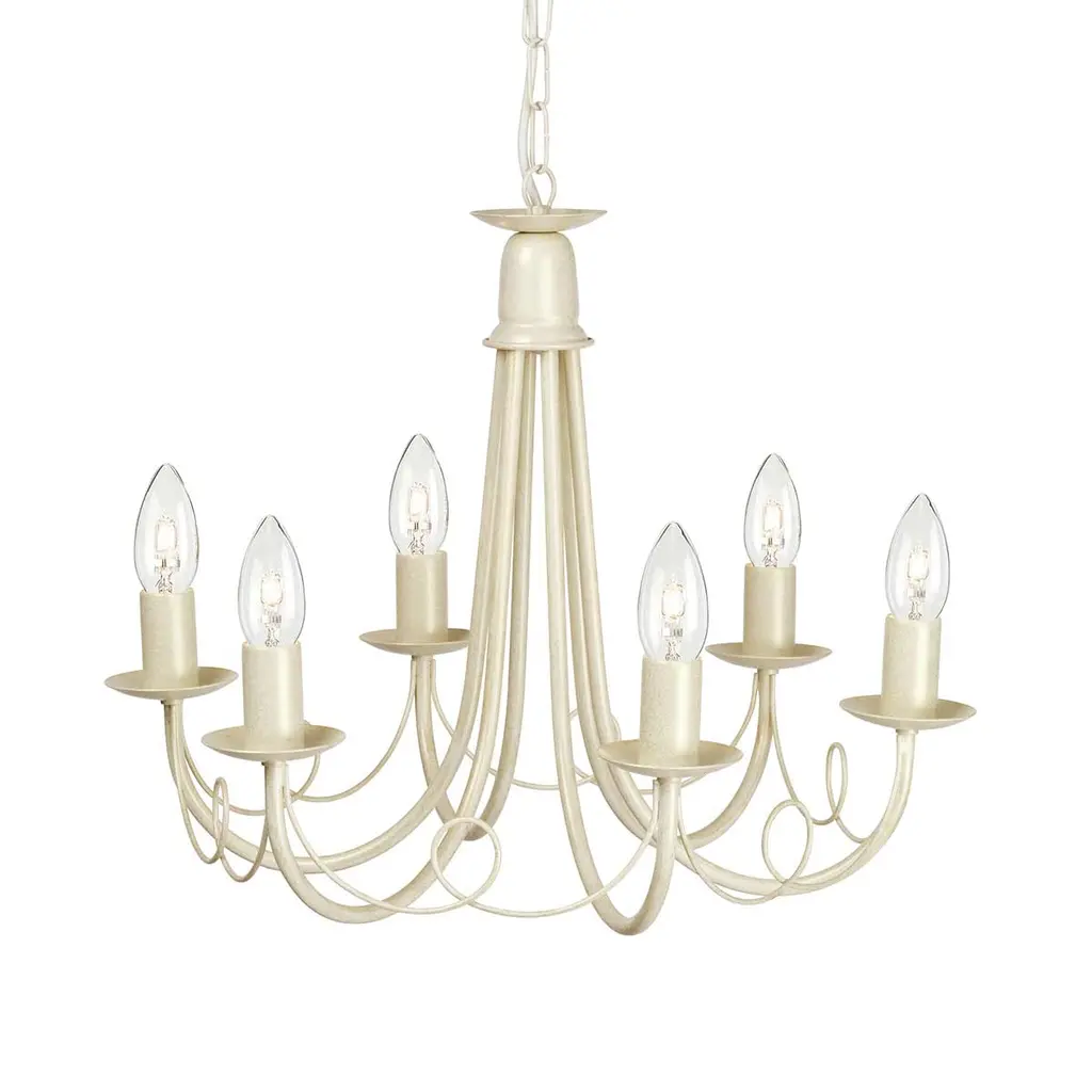 Lustre Minster 6 lumières — Lustres Elstead Lighting