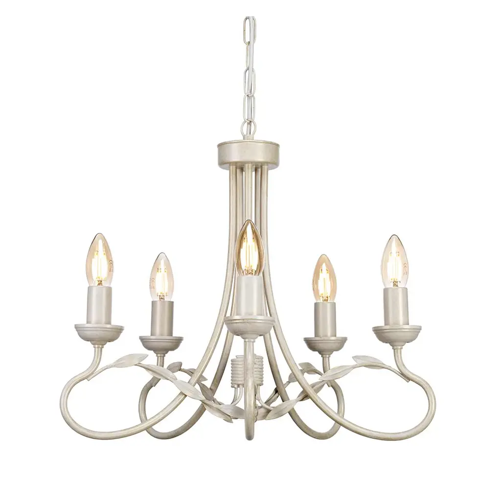 Lustre Olivia 5 lumières — Lustres Elstead Lighting