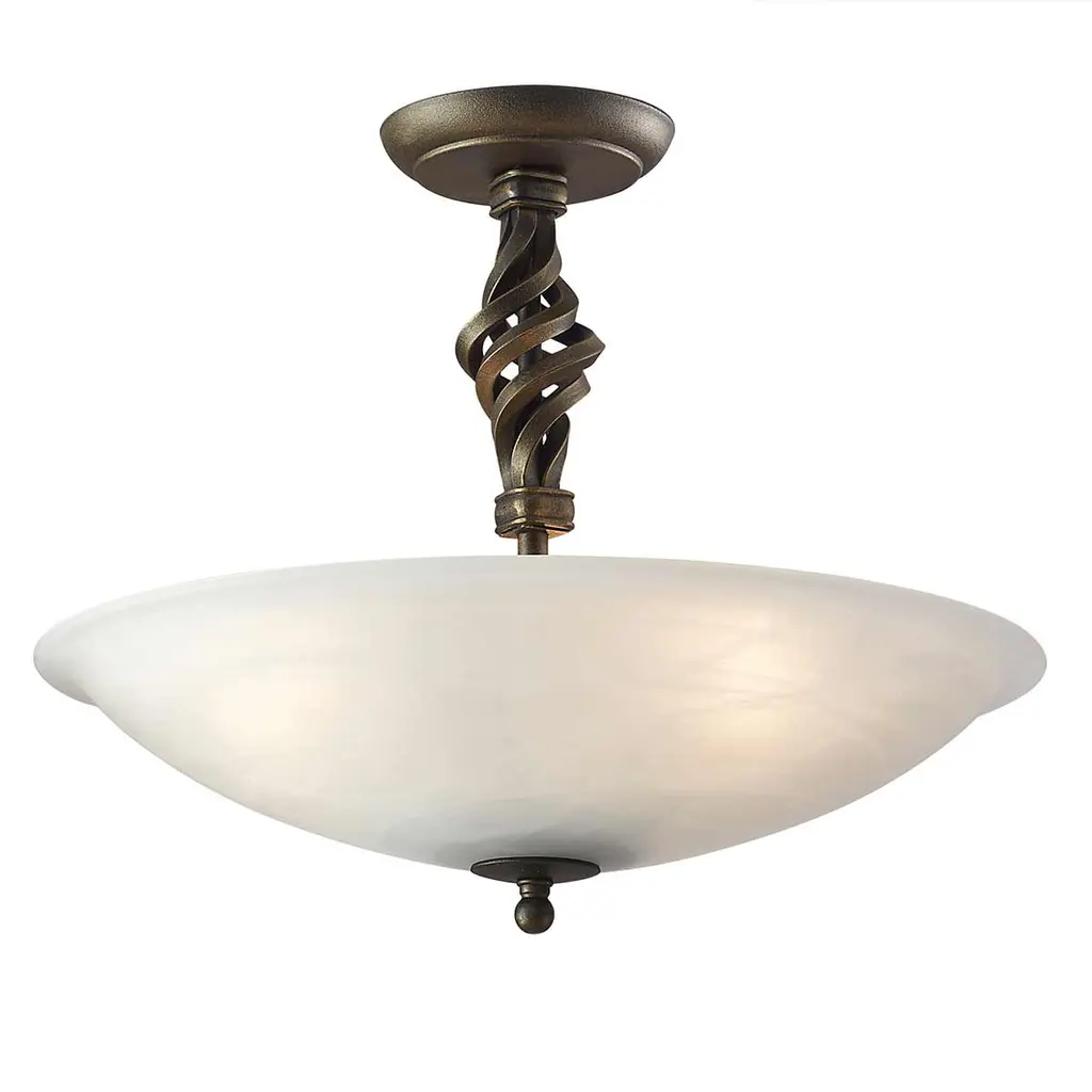 Plafonnier Pembroke 3 lumières — Plafonniers Elstead Lighting
