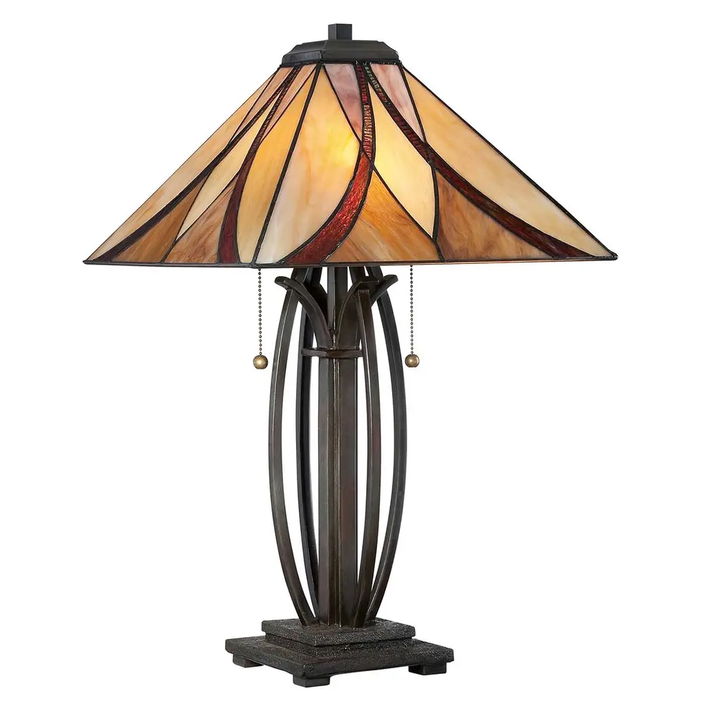 Lampe à poser Asheville 2 lumières — Lampes à poser Quoizel · Elstead
