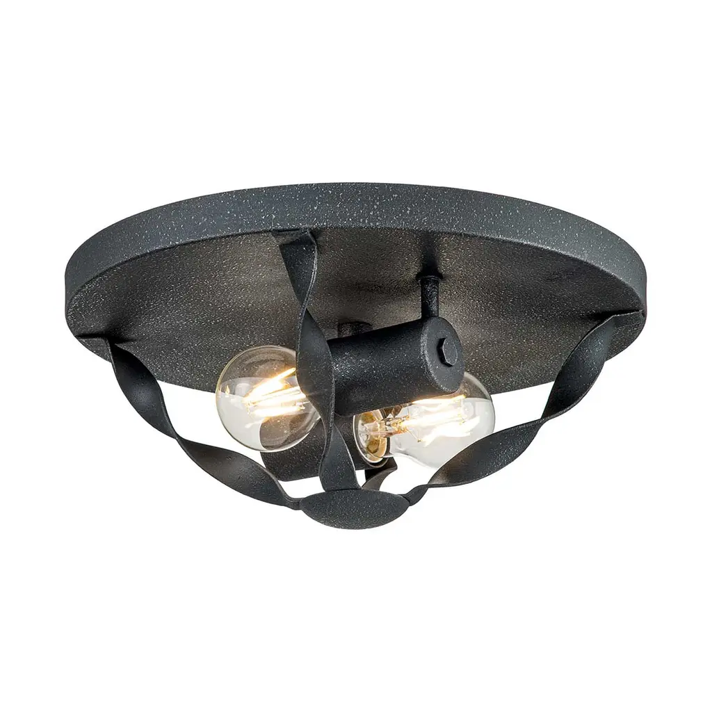 Plafonnier Bradbury 2 lumières — Plafonniers Quoizel · Elstead