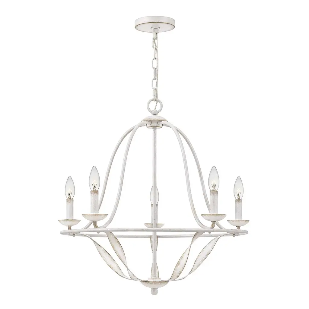 Lustre Bradbury 5 lumières — Lustres Quoizel · Elstead