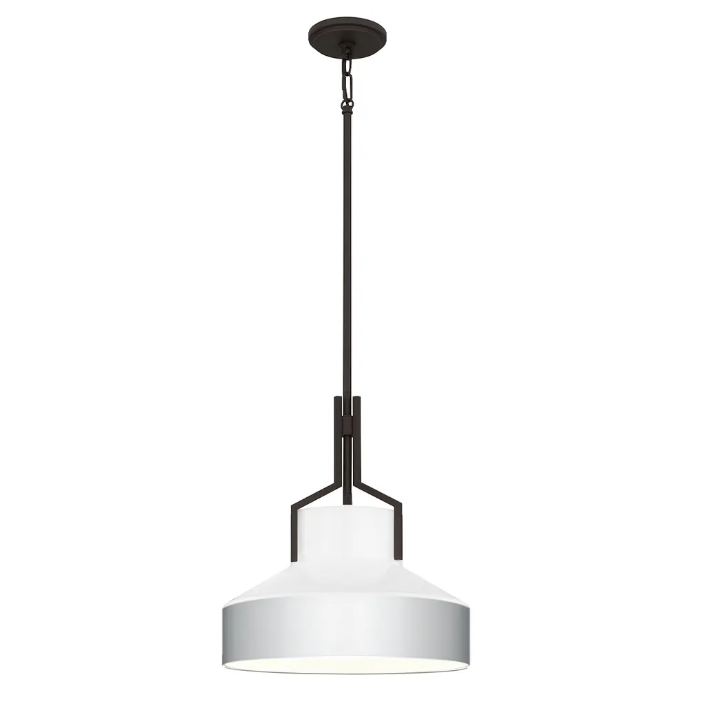 Suspension Brecken 2 lumières — Suspensions Quoizel · Elstead