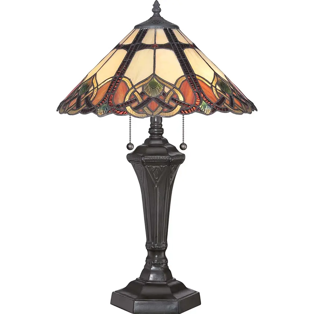 Lampe à poser Cambridge 2 lumières — Lampes à poser Quoizel · Elstead