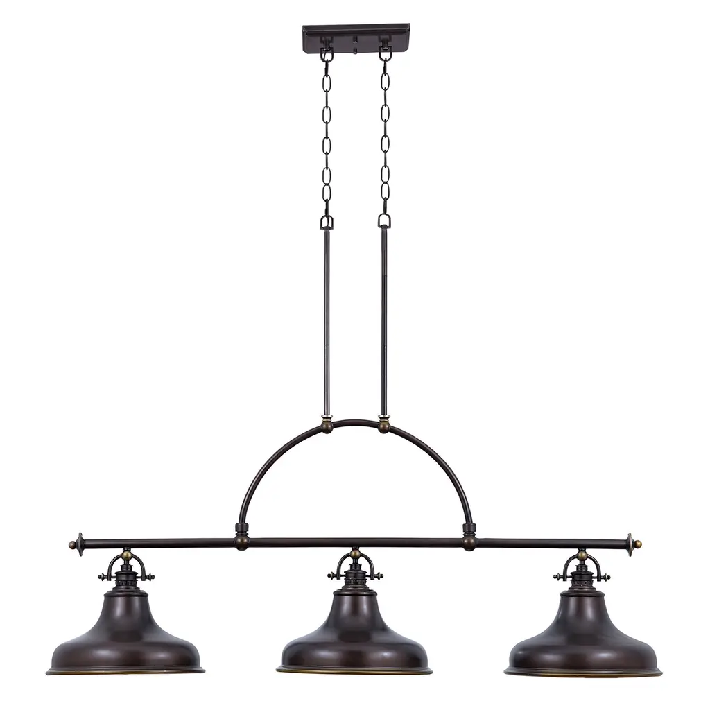 Suspension Emery 3 lumières — Suspensions Quoizel · Elstead