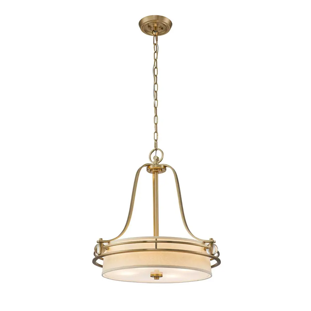 Suspension Gotham 4 lumières — Suspensions Quoizel · Elstead