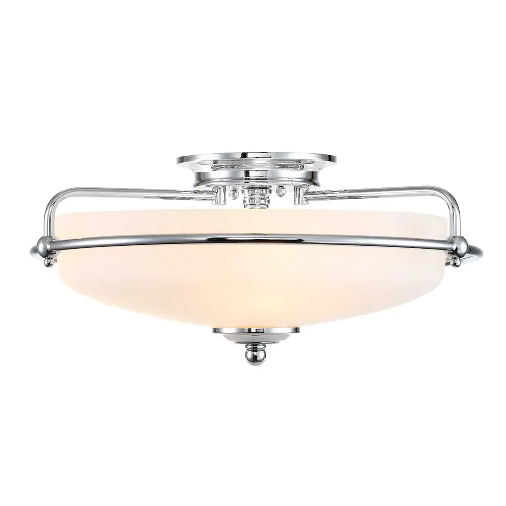 Plafonnier Griffin 3 lumières — Plafonniers Quoizel · Elstead