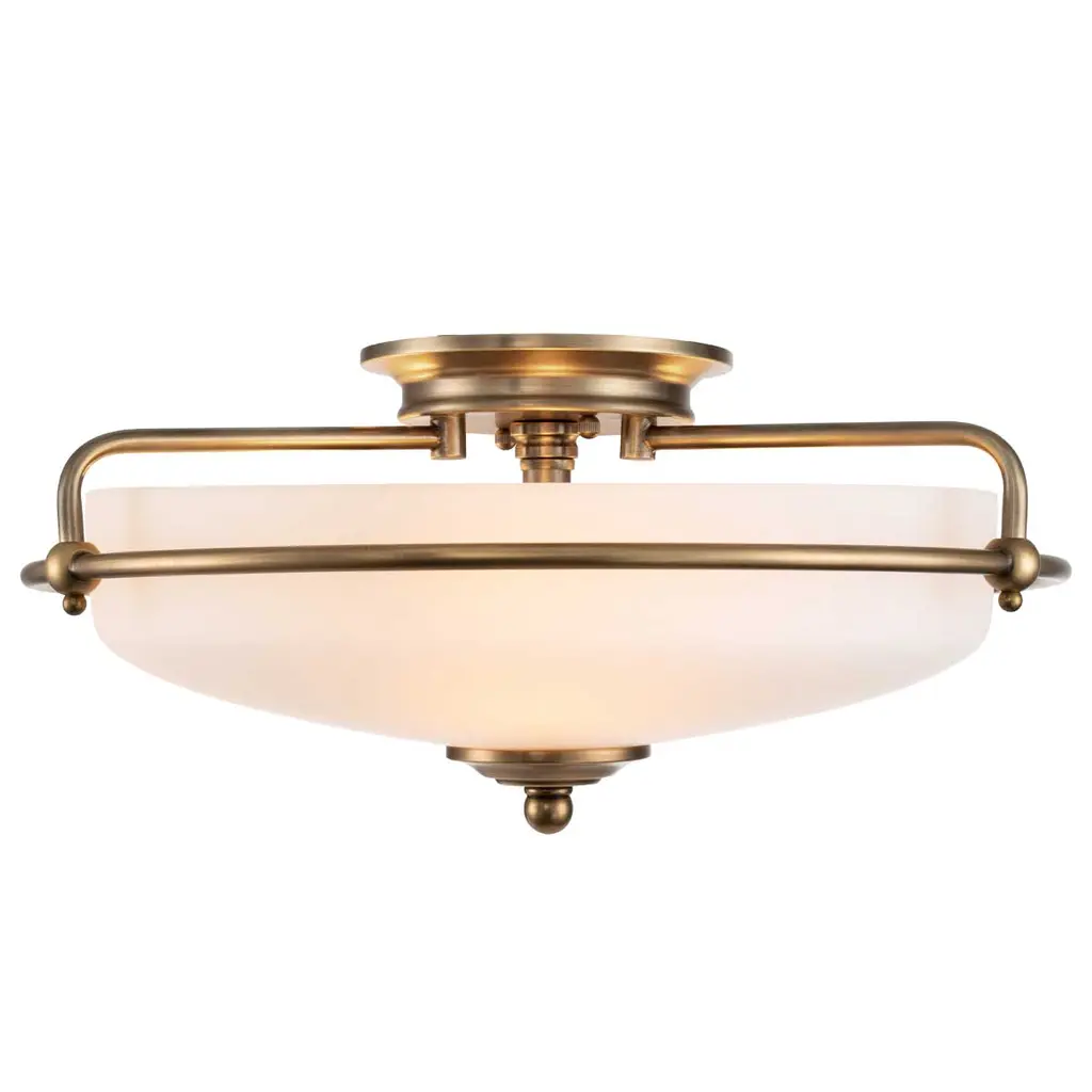 Plafonnier Griffin 3 lumières — Plafonniers Quoizel · Elstead