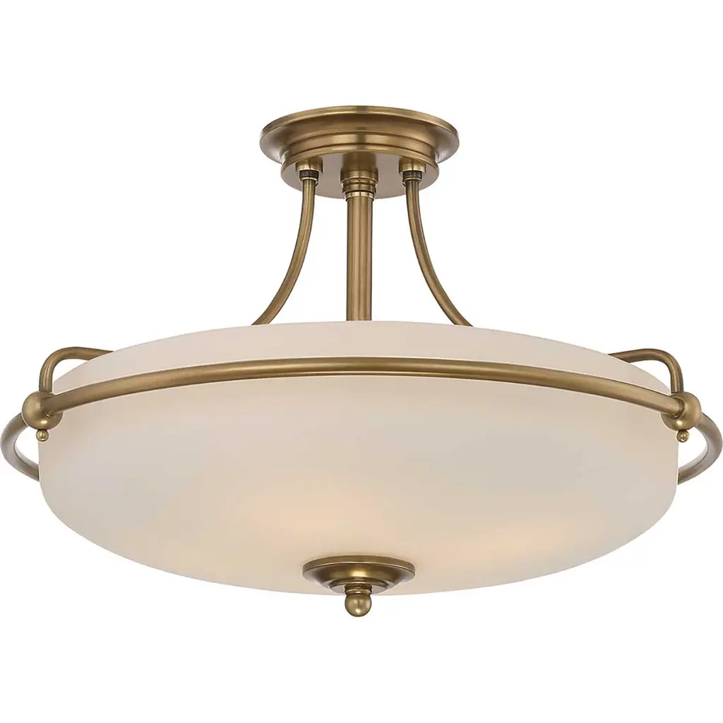 Plafonnier Griffin 4 lumières — Plafonniers Quoizel · Elstead